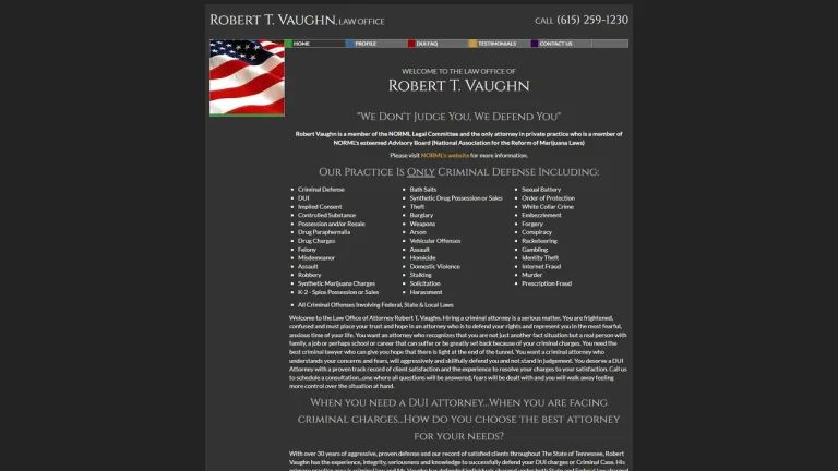 Law Office of Robert T. Vaughn - Nashville, TN - Attorney in Nashville
