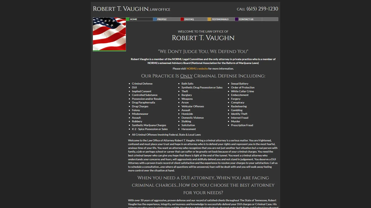 Law Office of Robert T. Vaughn - Nashville, TN office in Nashville, Tennessee