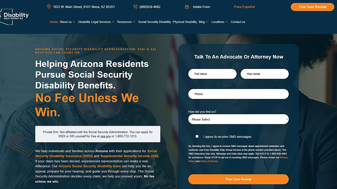 Disability Help Group Arizona - Phoenix, AZ office in Phoenix, Arizona