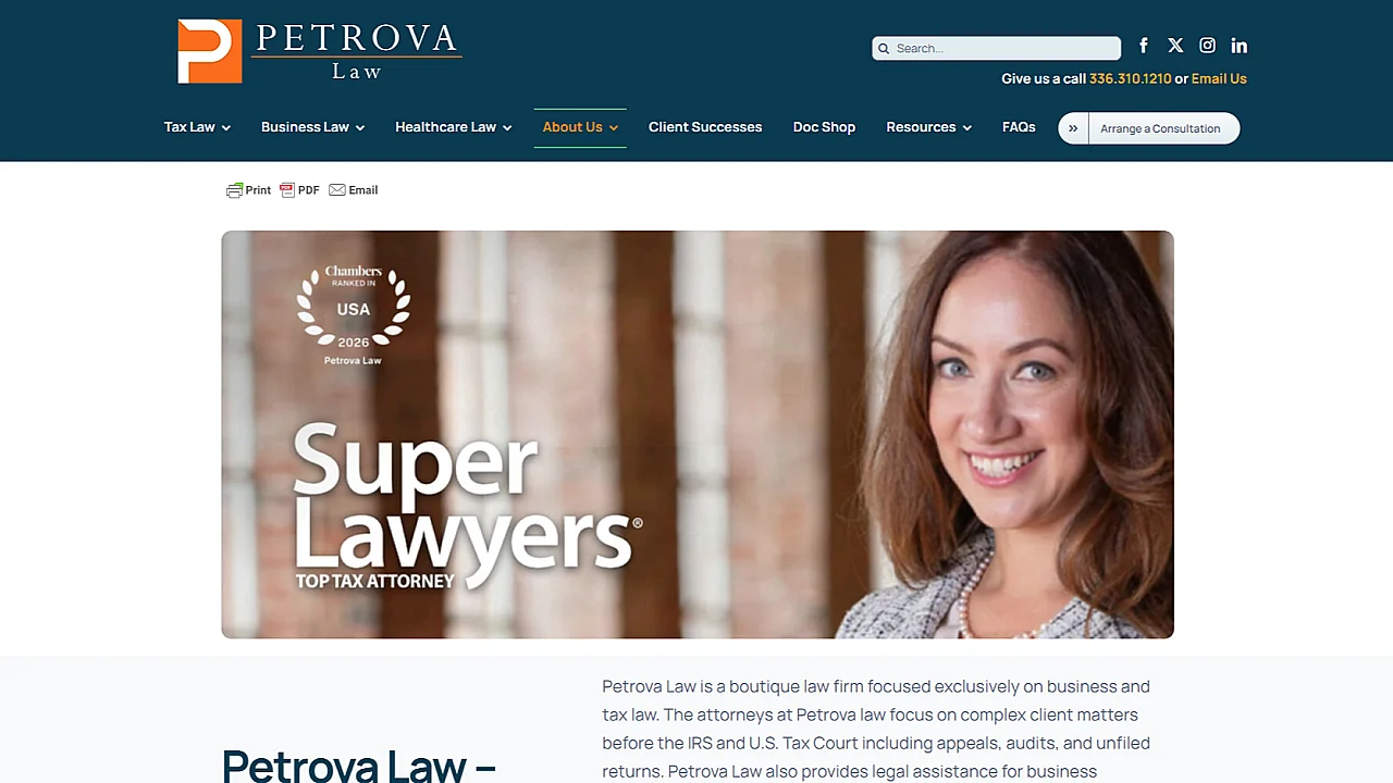 Petrova Law - Wilmington, NC office in Wilmington, NC, North Carolina