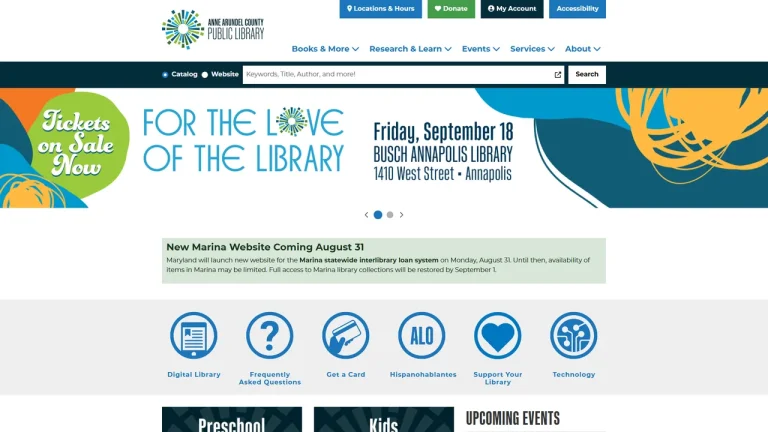Administration Building -- Anne Arundel County Public Library - Annapolis, MD