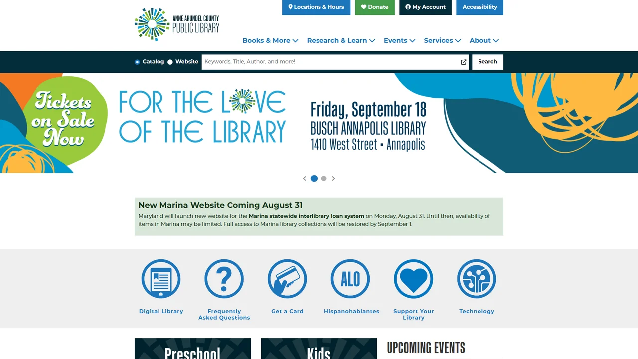 Administration Building -- Anne Arundel County Public Library - Annapolis, MD