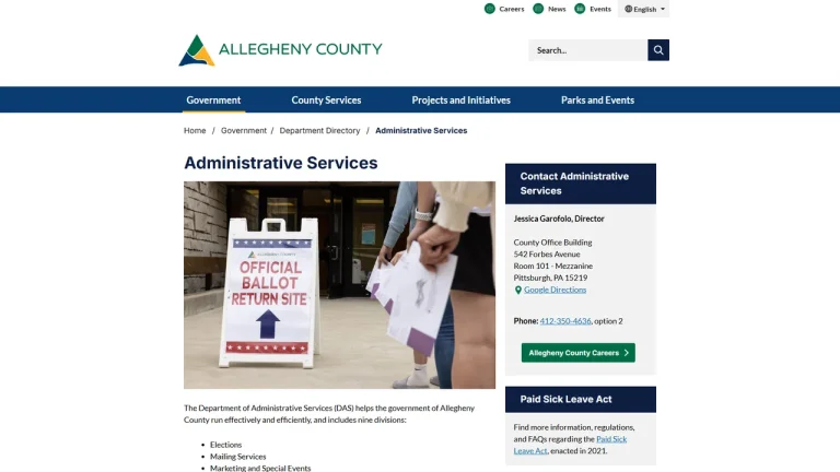 Allegheny County Administrative Services - Pittsburgh, PA