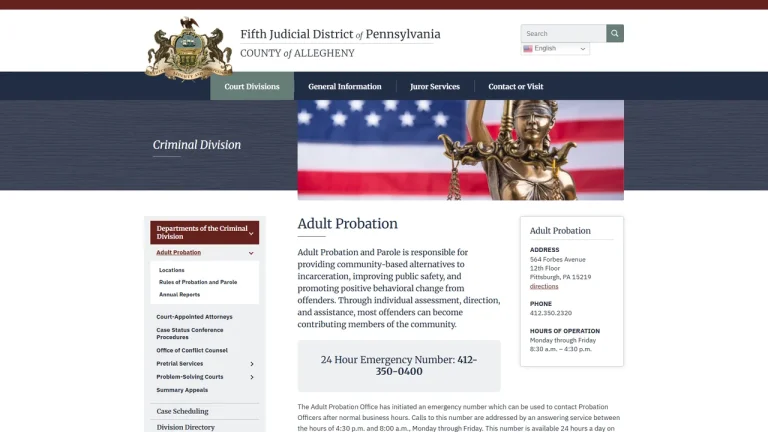 Allegheny County Adult Probation - Pittsburgh, PA