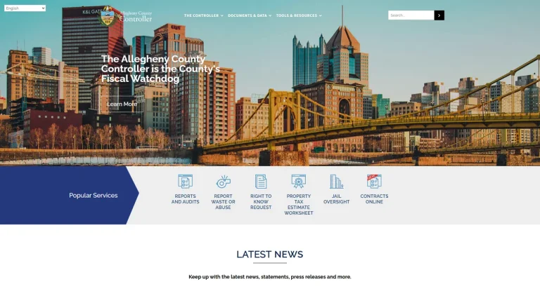 Allegheny County Controller's Office - Pittsburgh, PA