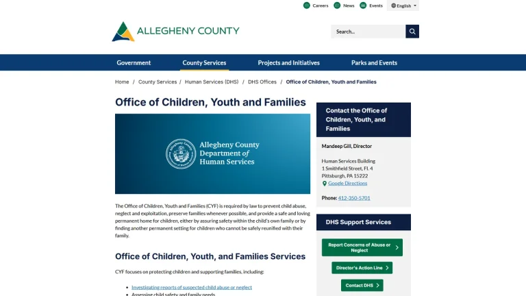 Allegheny County CYF: North Regional Office - Pittsburgh, PA