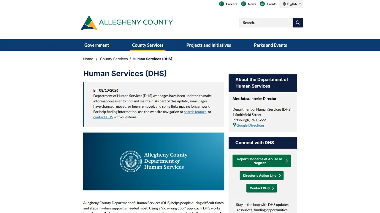 Allegheny County Department of Human Services (Headquarters) - Pittsburgh, PA