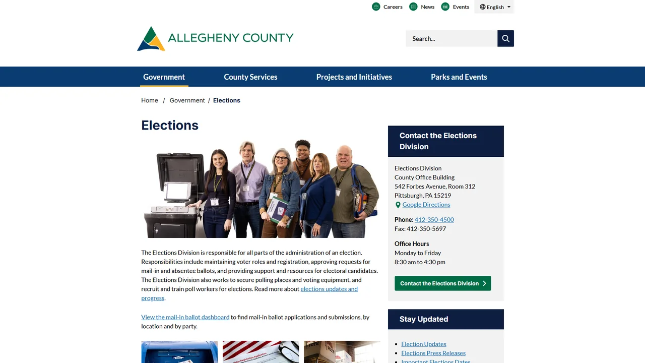 Allegheny County Elections Division - Pittsburgh, PA