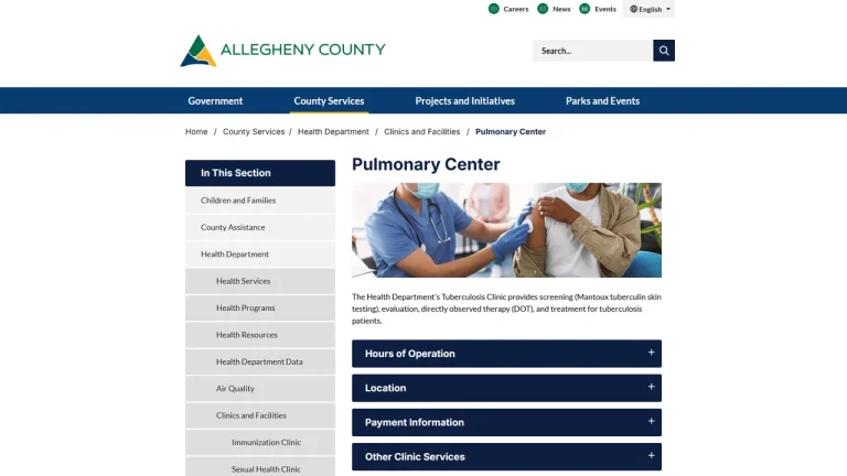 Allegheny County Health Department Tuberculosis Clinic - Pittsburgh, PA