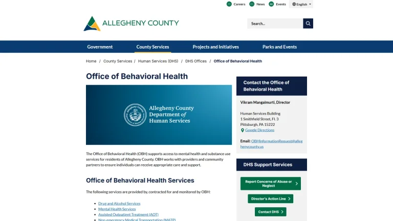 Allegheny County Office of Behavioral Health - Pittsburgh, PA