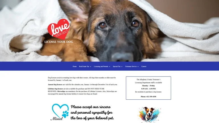 Allegheny County Treasurer's Office: Dog License Division - Pittsburgh, PA