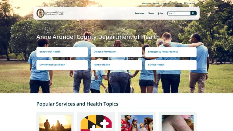 Anne Arundel County Department of Health - Annapolis, MD