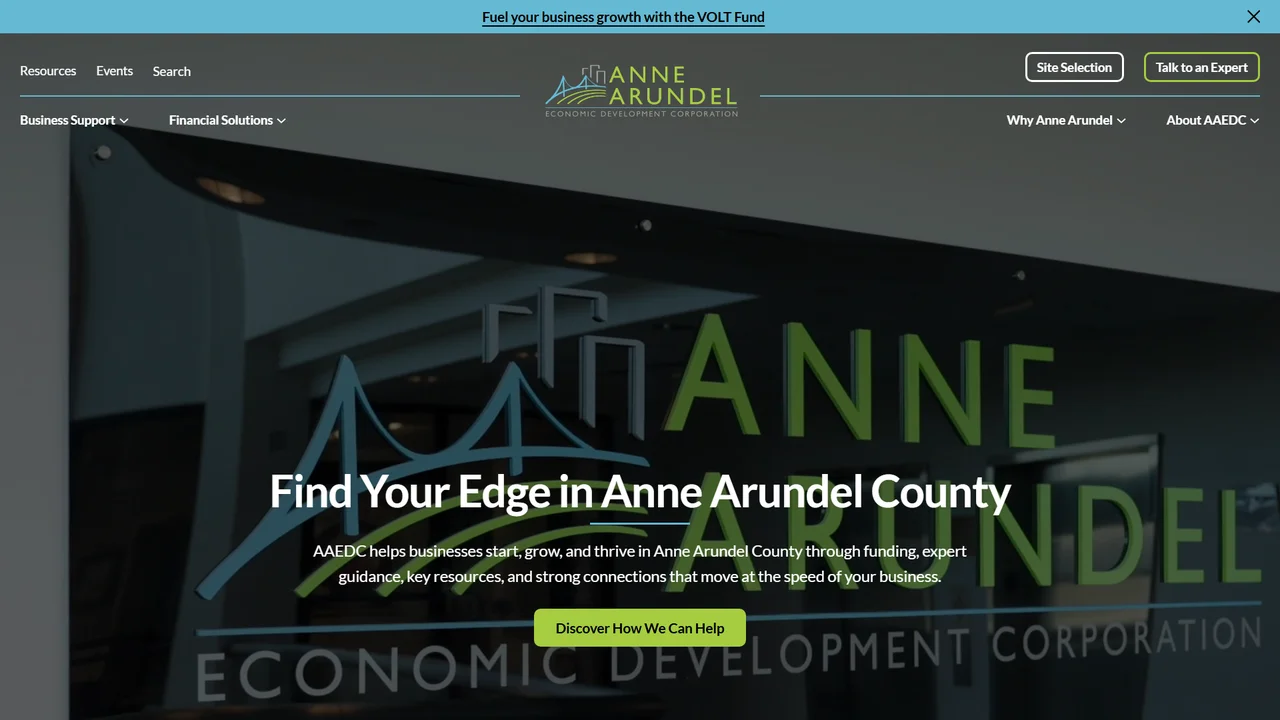 Anne Arundel Economic Development Corporation - Annapolis, MD