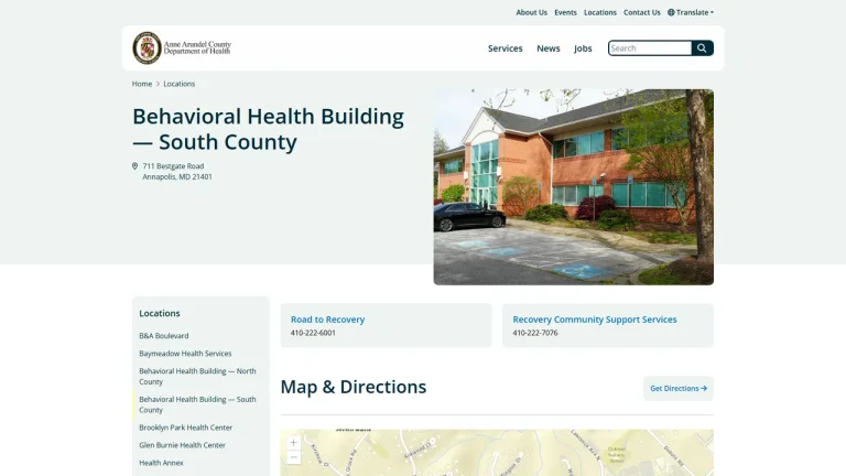 Behavioral Health Building South County - Annapolis, MD