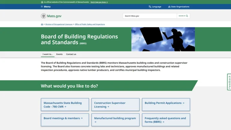 Board of Building Regulations and Standards - Boston, MA