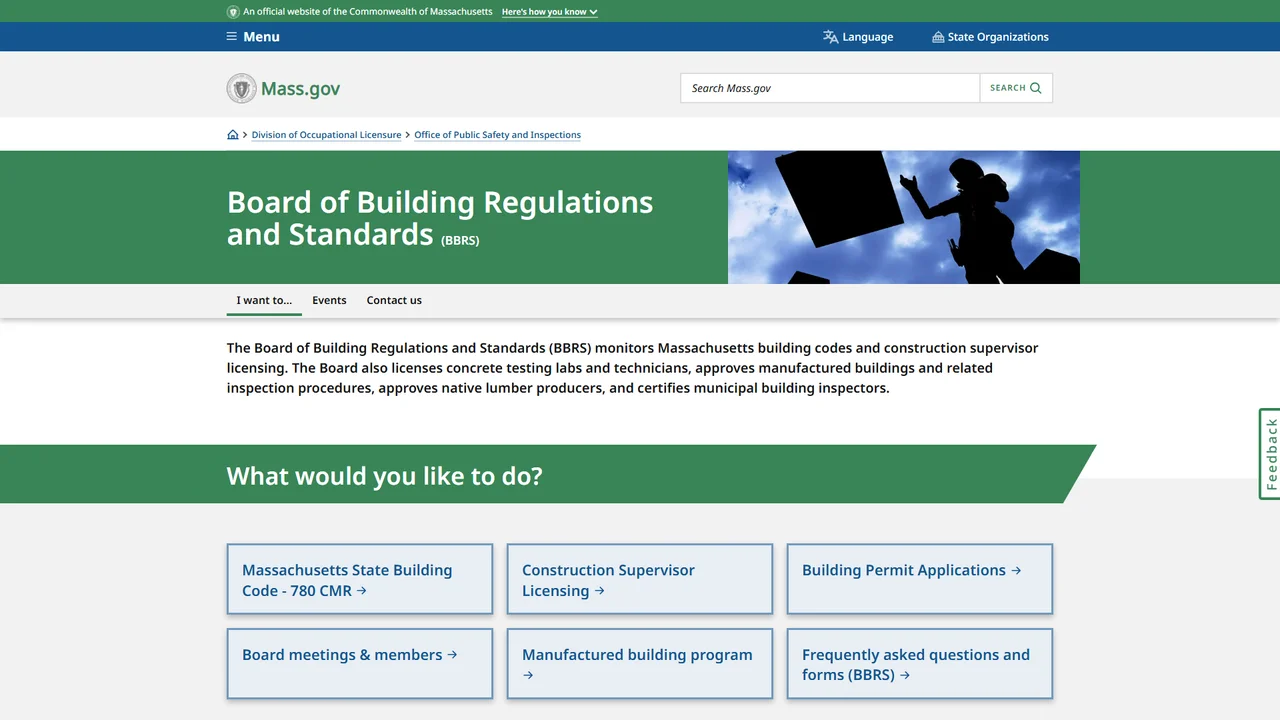 Board of Building Regulations and Standards - Boston, MA