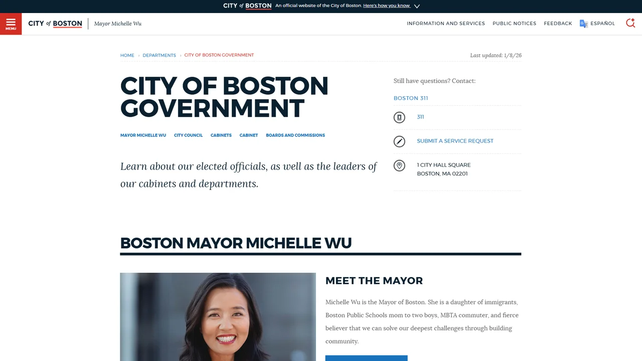 Boston City Human Services Office - Boston, MA