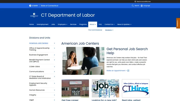 Bridgeport American Job Center (Full Service) - Bridgeport, CT