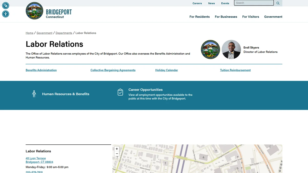 Bridgeport Office of Labor Relations - Bridgeport, CT