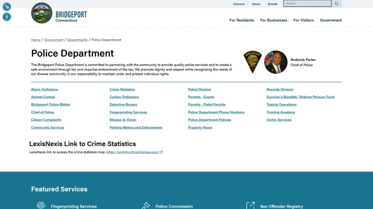 Bridgeport Police Community Services - Bridgeport, CT