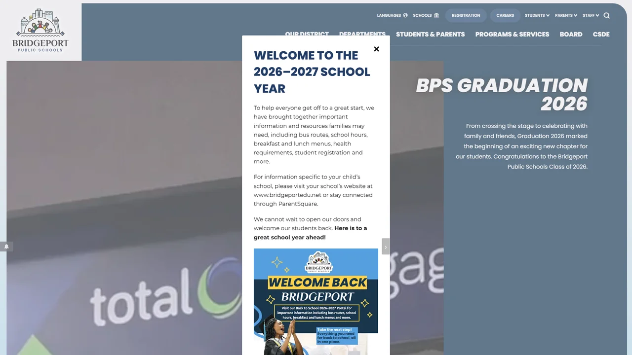 Bridgeport Public Schools - Facilities and Maintenance Department - Bridgeport, CT