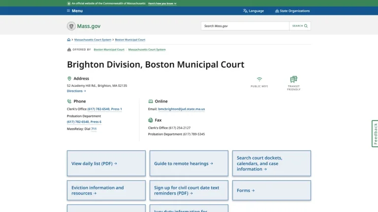 Brighton Division, Boston Municipal Court - Boston, MA