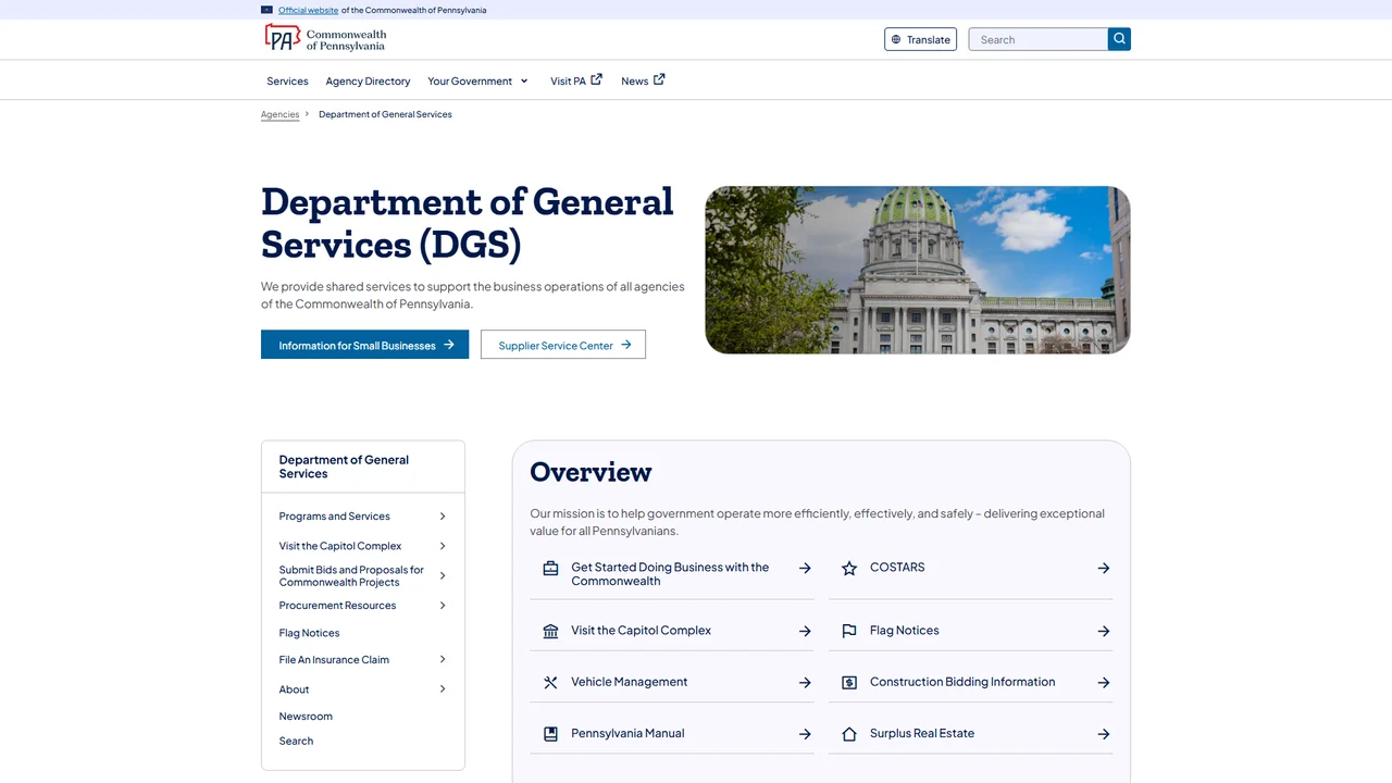 Bureau of Procurement - Harrisburg, PA