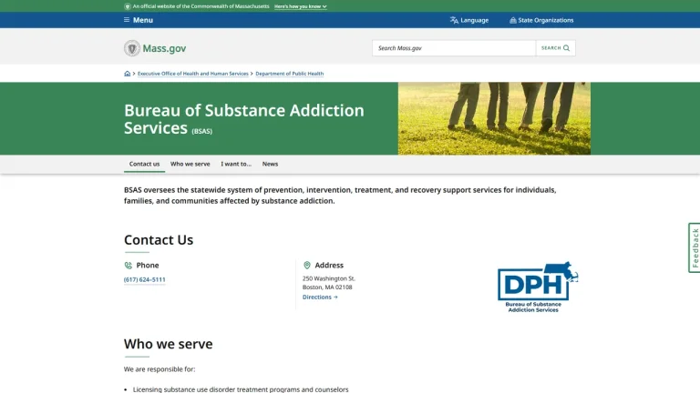 Bureau of Substance Addiction Services - Boston, MA