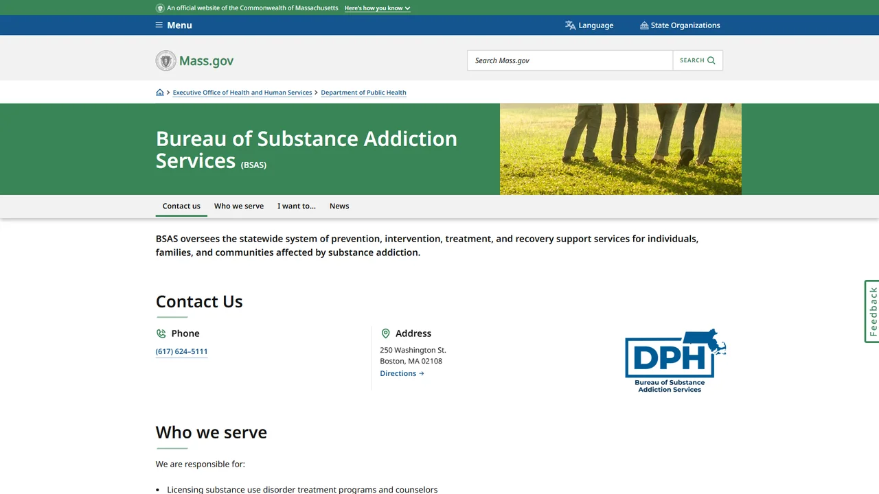 Bureau of Substance Addiction Services - Boston, MA