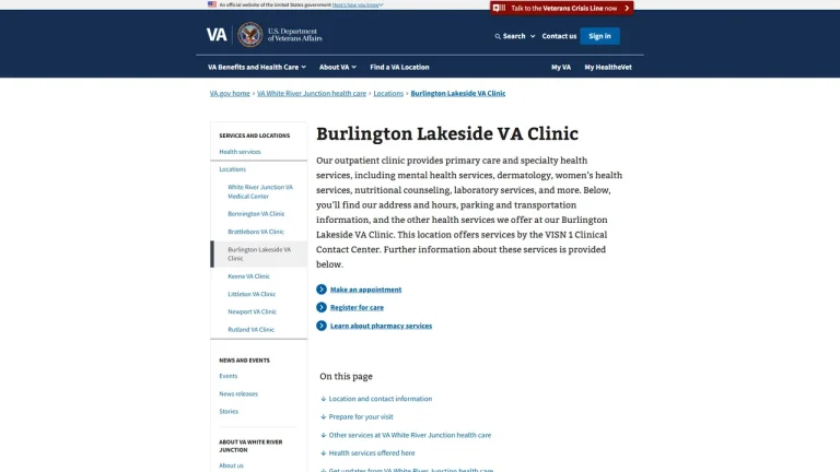 Burlington Lakeside VA Clinic - Burlington, VT