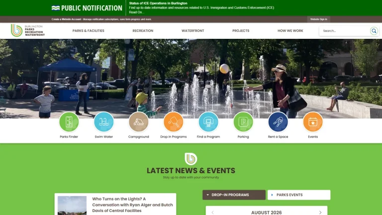 Burlington Parks, Recreation and Waterfront - Burlington, VT