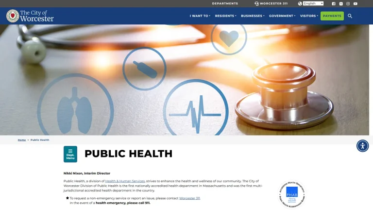 Central MA Regional Public Health Alliance - Worcester, MA