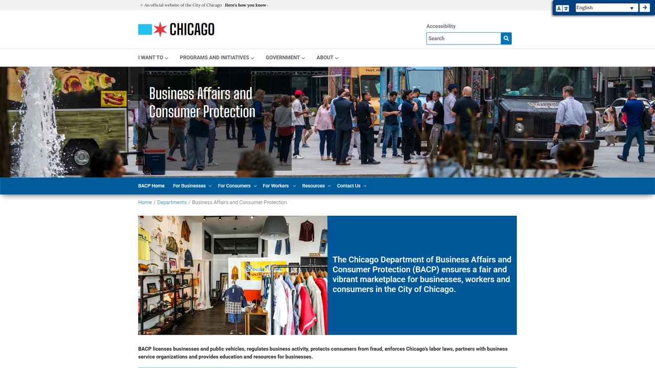Chicago Department of Business Affairs and Consumer Protection (BACP) - Chicago, IL