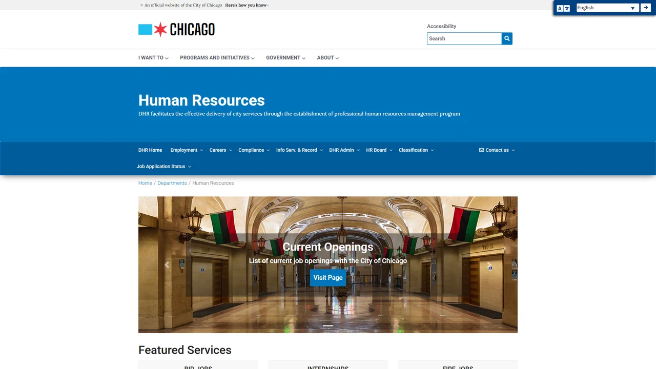 Chicago Department of Human Resources - Chicago, IL