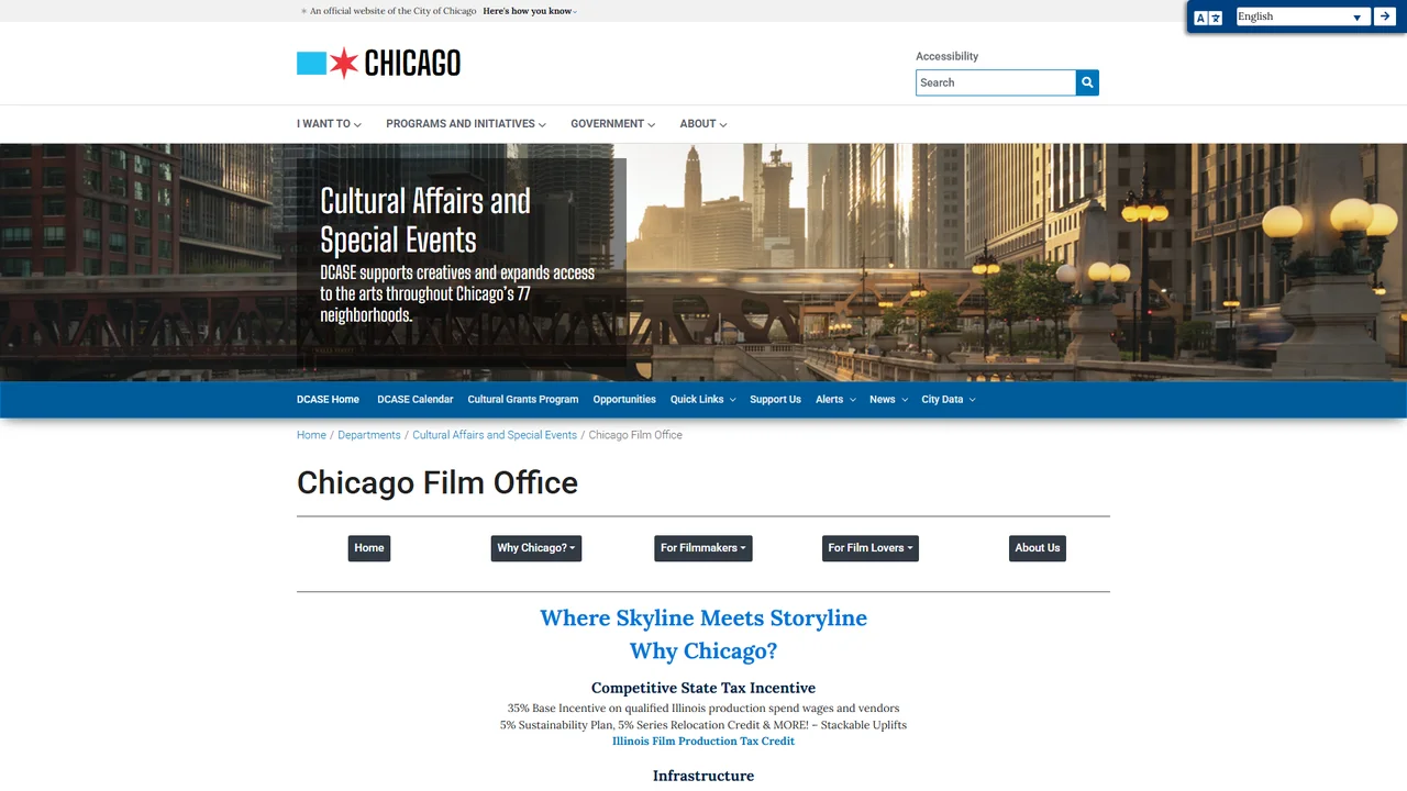 Chicago Film Office - Chicago, IL