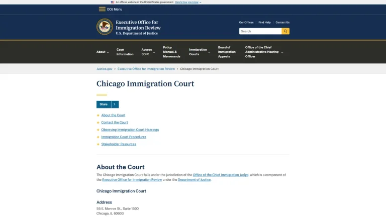 Chicago Immigration Court - Chicago, IL
