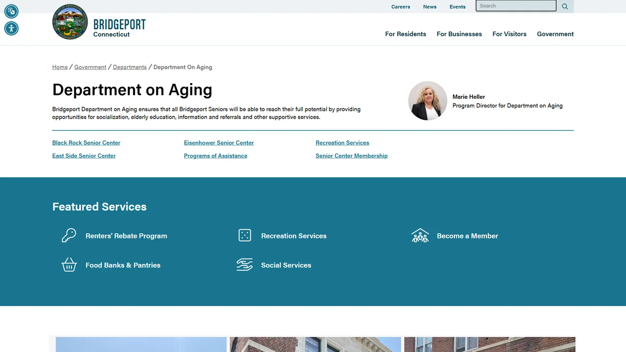 City of Bridgeport Department on Aging - Bridgeport, CT