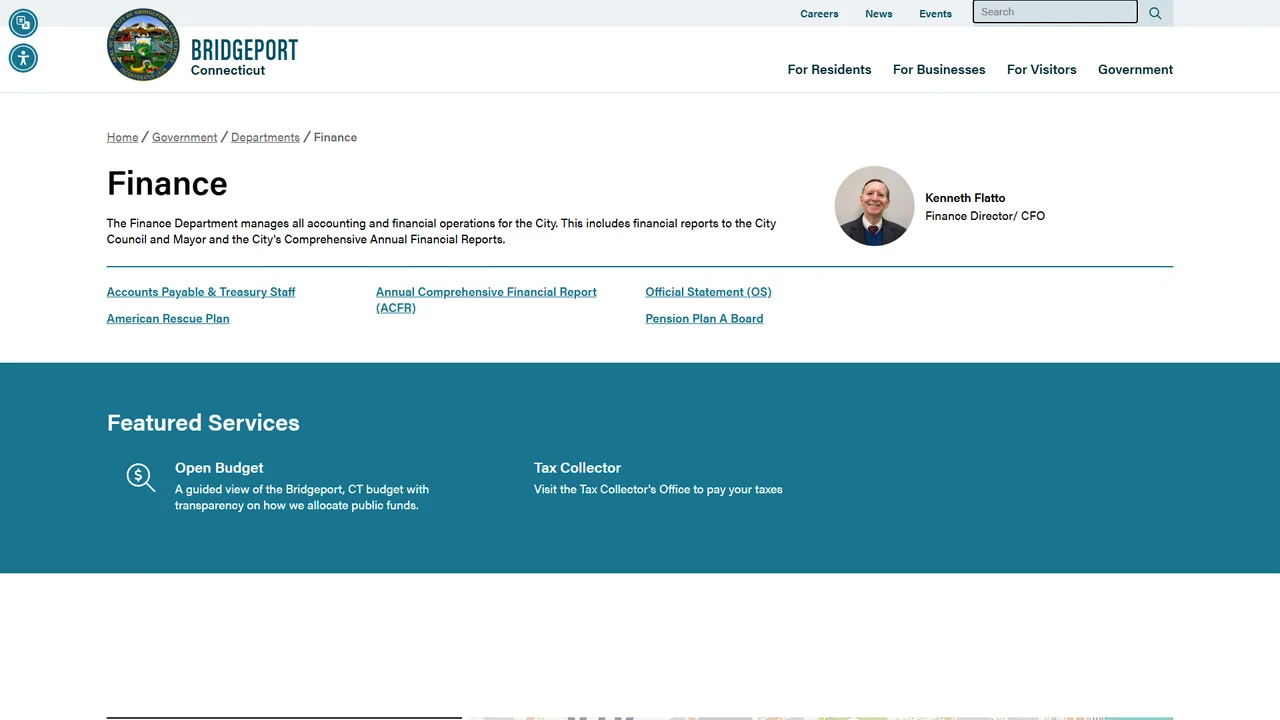 City of Bridgeport Finance Department - Bridgeport, CT