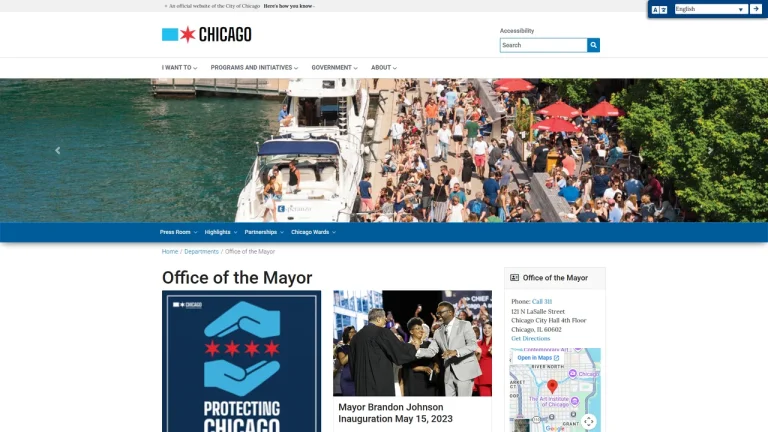 City of Chicago Office of the Mayor - Chicago, IL