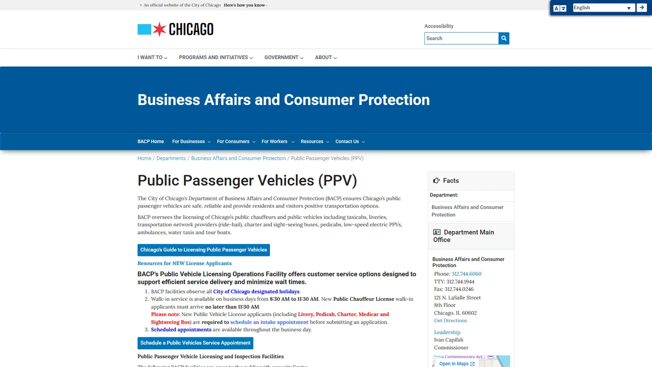 City of Chicago Public Vehicle Inspection Facility - Chicago, IL