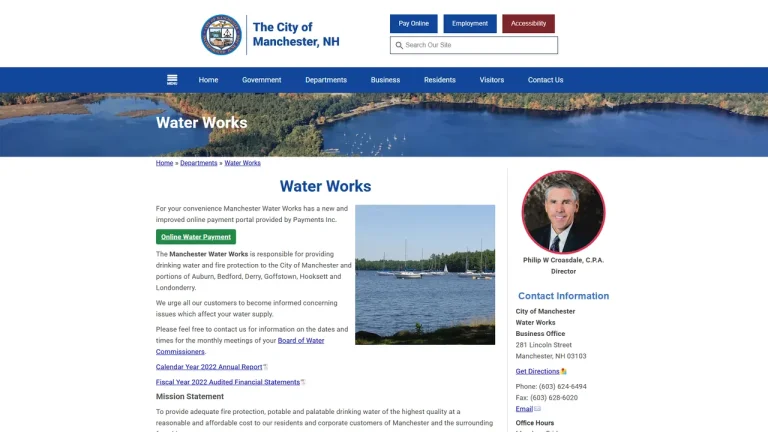 City of Manchester Water Works - Manchester, NH