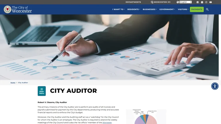 City of Worcester Auditor - Worcester, MA