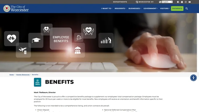 City of Worcester Benefits Office - Worcester, MA