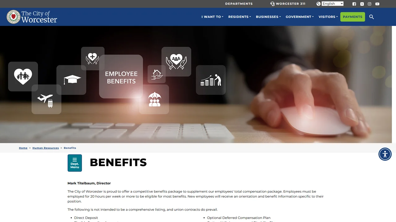 City of Worcester Benefits Office - Worcester, MA