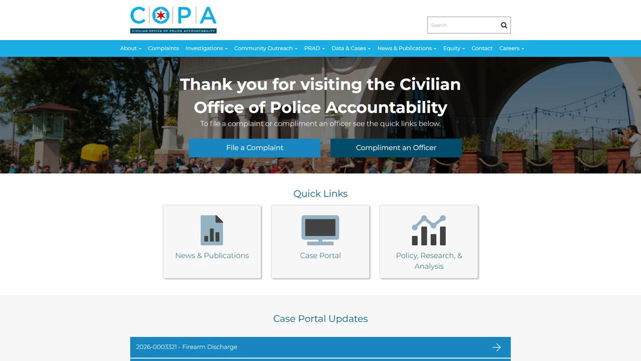 Civilian Office of Police Accountability (COPA) - Chicago, IL
