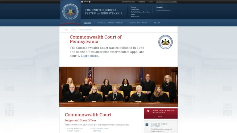 Commonwealth Court of Pennsylvania - Harrisburg, PA