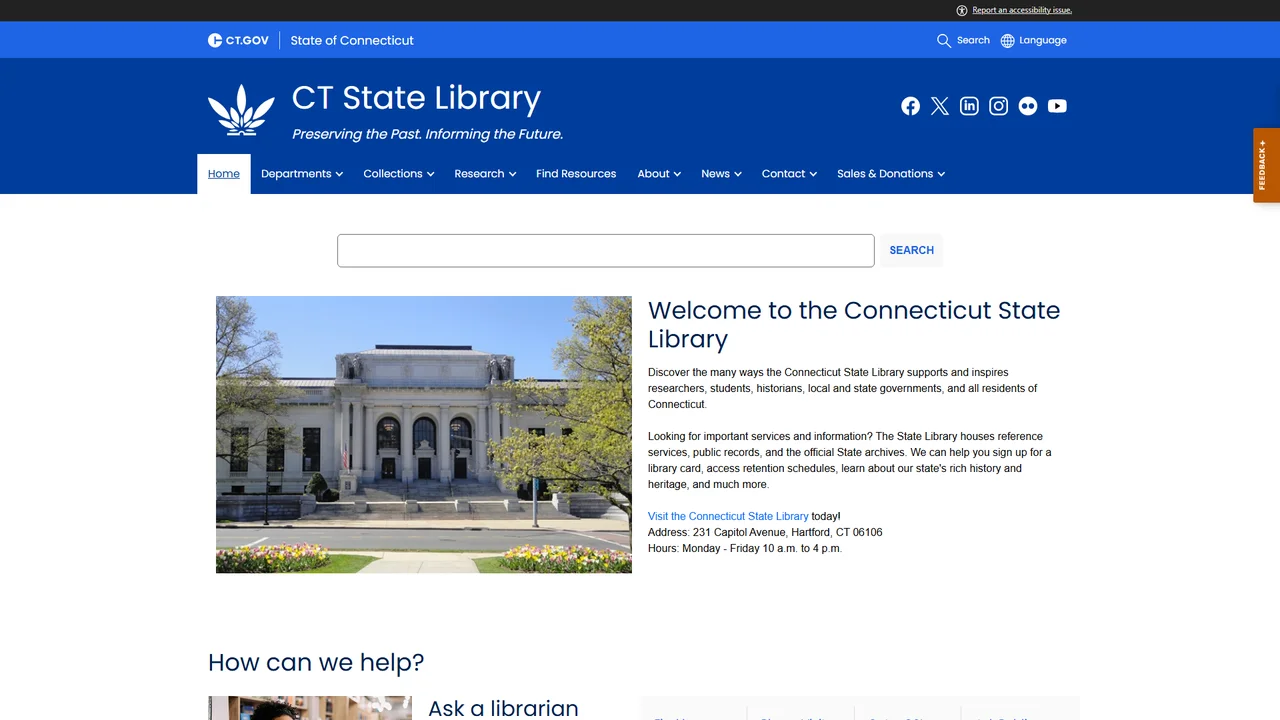 Connecticut State Library - Hartford, CT