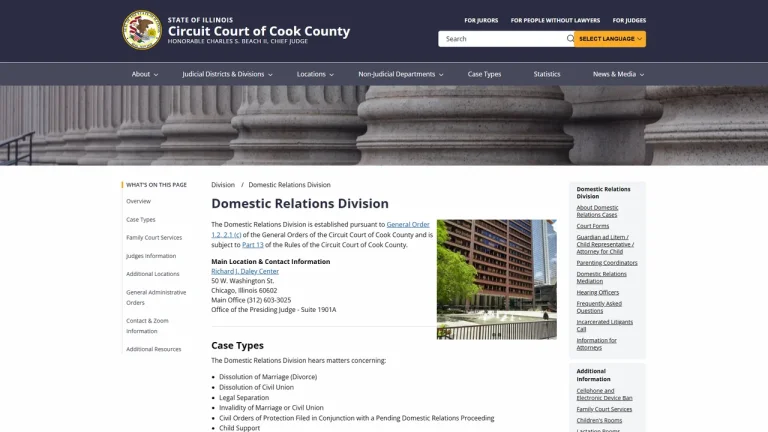 Cook County Domestic Relations Division - Chicago, IL