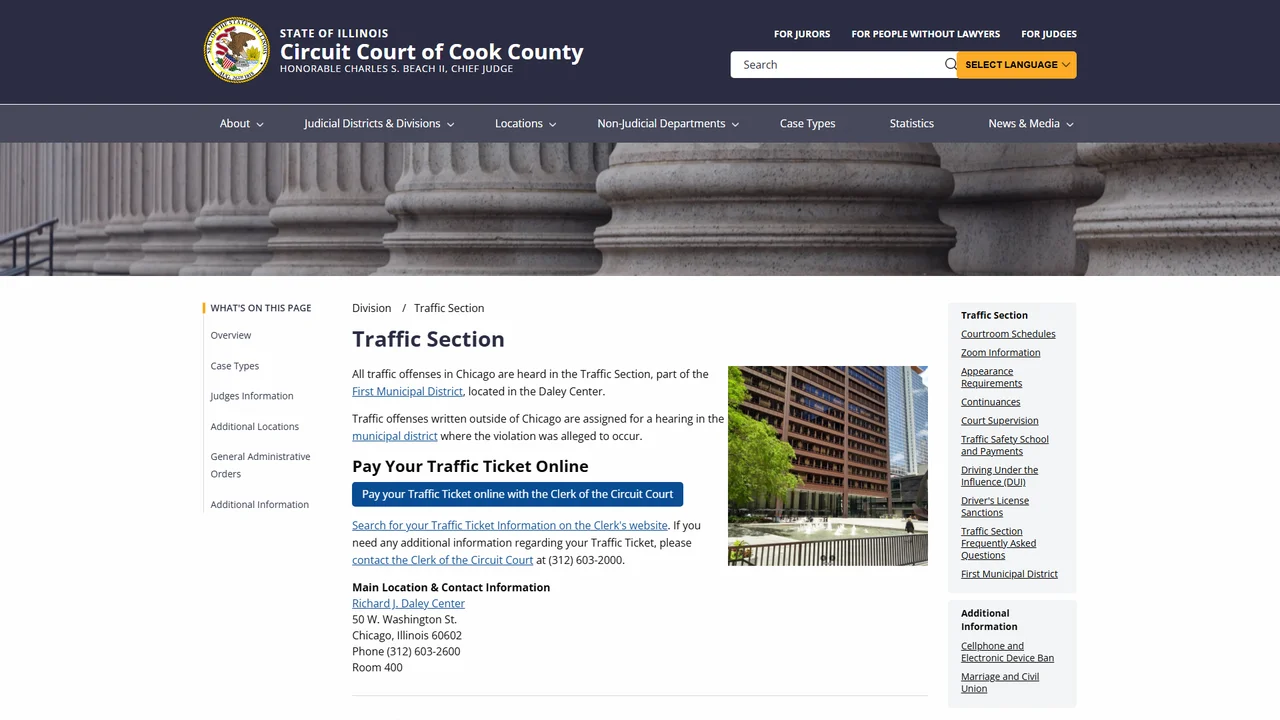 Cook County Traffic Court - Chicago, IL