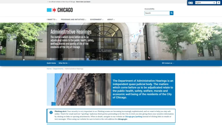 Department of Administrative Hearings Central Hearing Facility - Chicago, IL